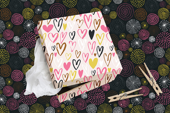 Valentine hearts collection  in Patterns - product preview 2