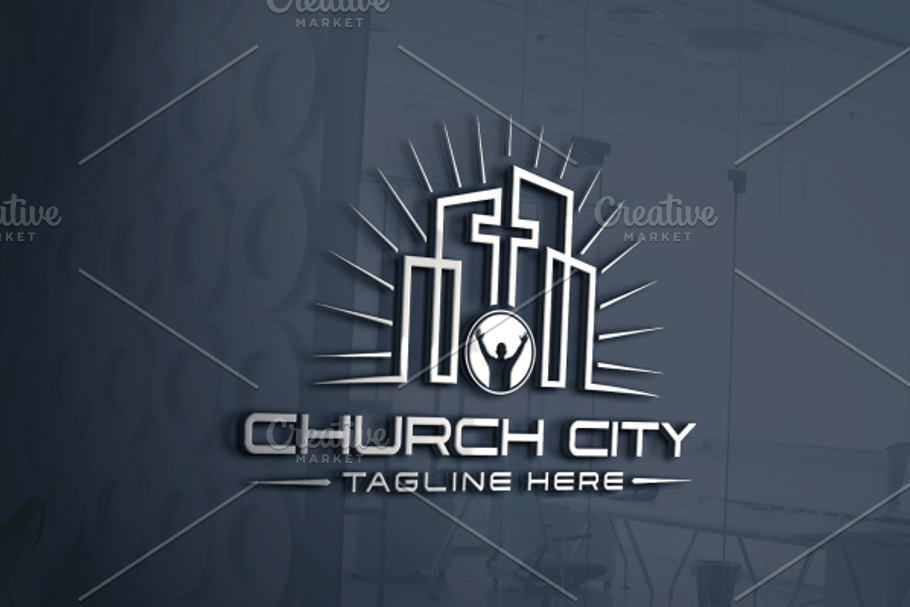 Church City | Logo Template in Logo Templates - product preview 8