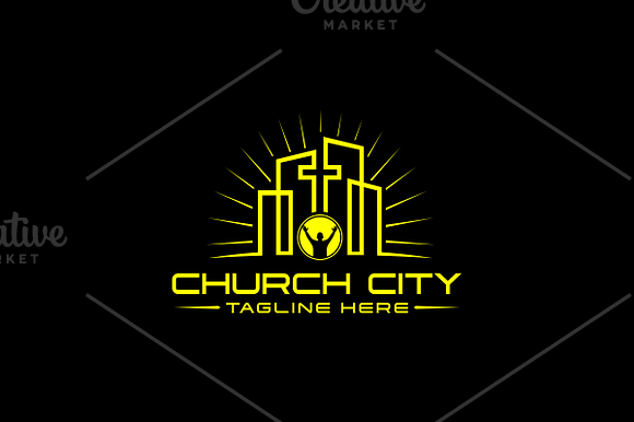 Church City | Logo Template in Logo Templates - product preview 1