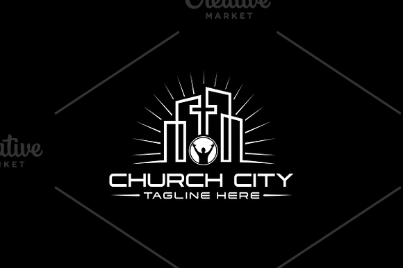 Church City | Logo Template in Logo Templates - product preview 2
