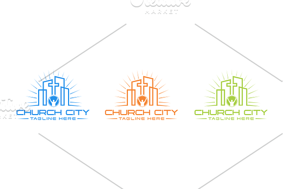 Church City | Logo Template in Logo Templates - product preview 3
