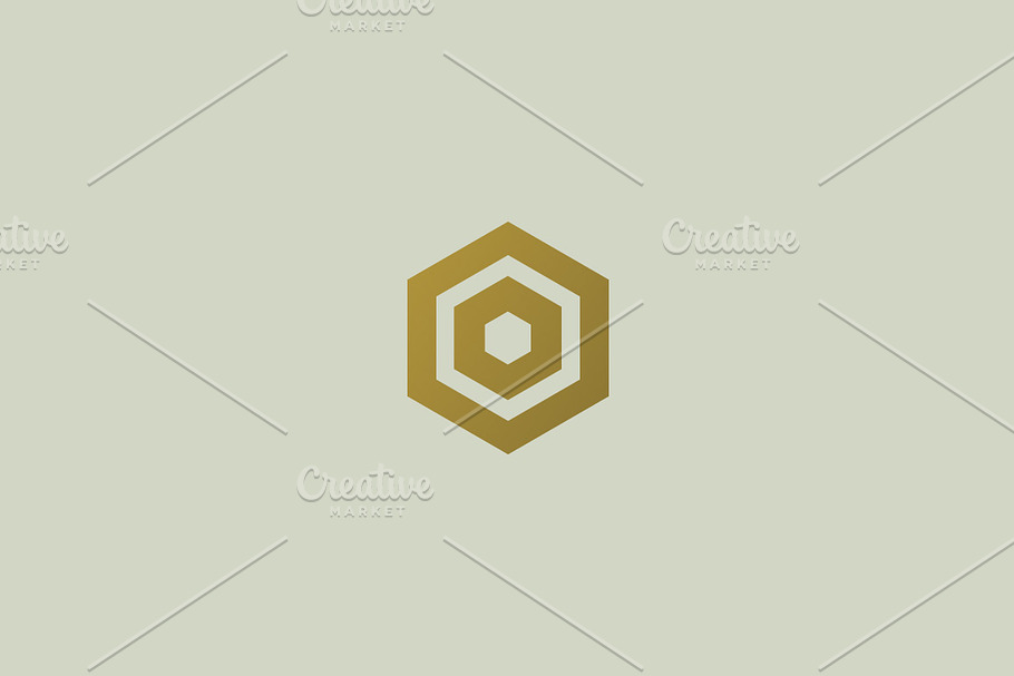 Abstract letter O vector logotype. Line hexagon creative simple logo design template. Universal geometric symbol font icon. in Logo Templates - product preview 8