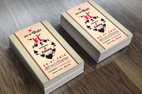 Wedding Invitations [BUNDLE] in Wedding Templates - product preview 3