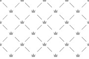 Luxury seamless pattern with crowns