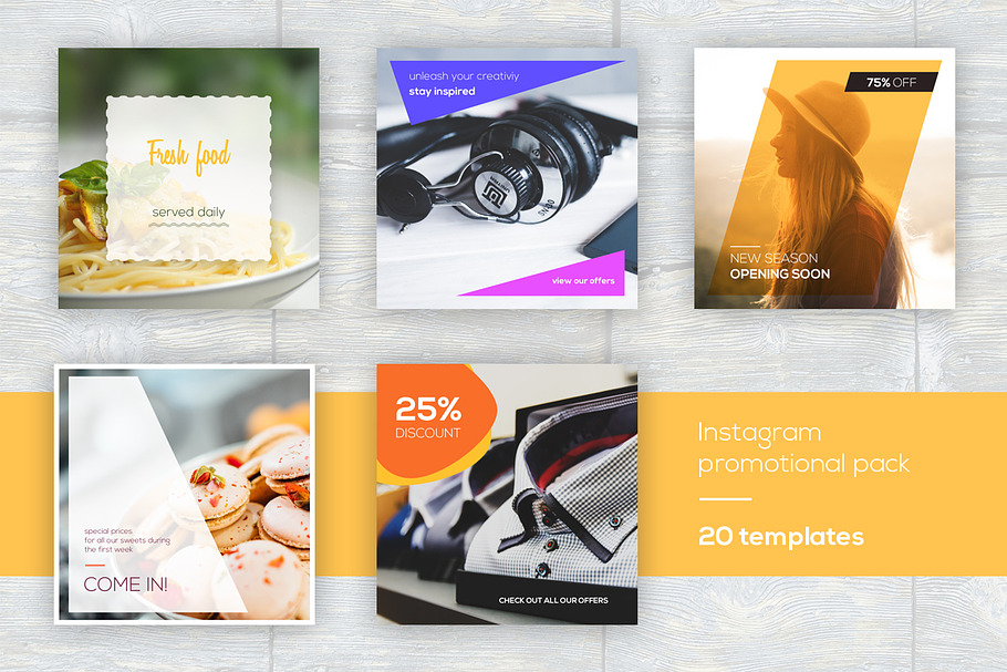 Instagram Promo Templates in Instagram Templates - product preview 8