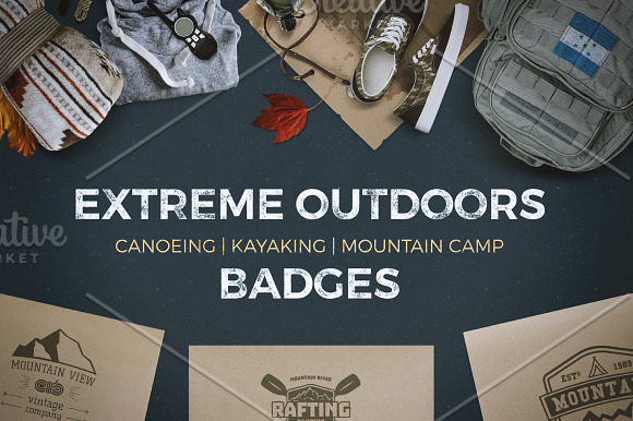 52 Camping Logos + 20 Icons.Bundle ⛺ in Logo Templates - product preview 12