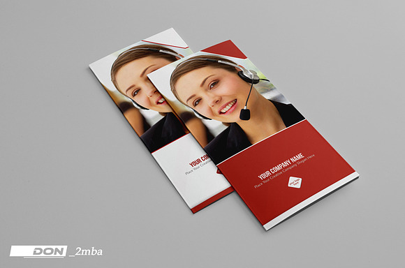 Corporate Trifold Template in Brochure Templates - product preview 4