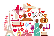 Travel and Tourism vector artwork