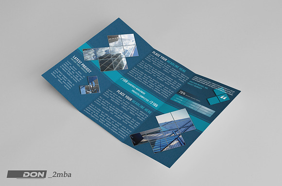 Engineering Trifold Template in Brochure Templates - product preview 3