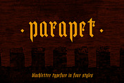 Parapet - Blackletter Typeface