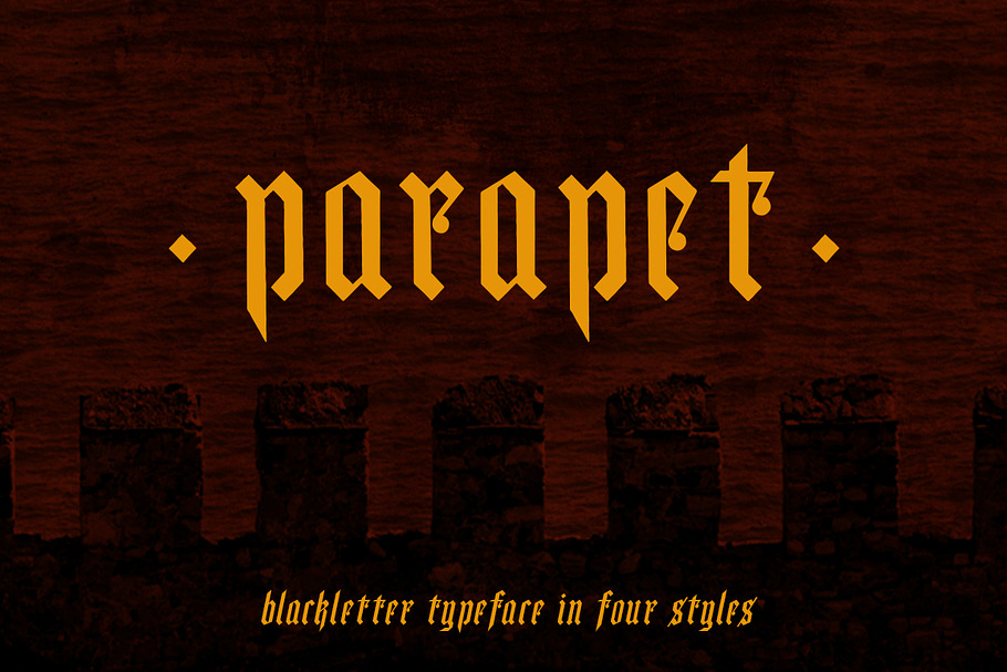 Parapet - Blackletter Typeface in Pirate Fonts - product preview 8
