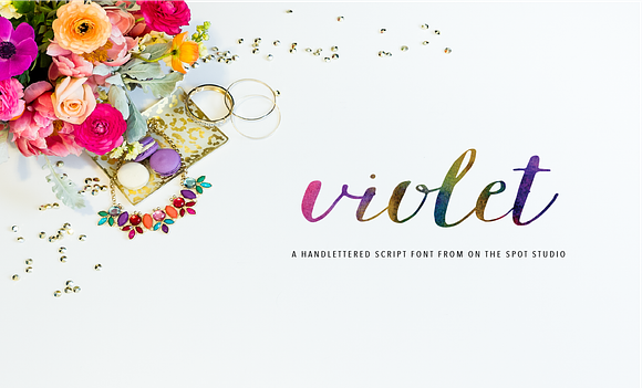 Violet in Script Fonts - product preview 2