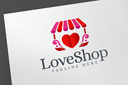 Love Shop Logo Template