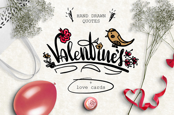 Valentine's day | Cards, lettering in Objects - product preview 1