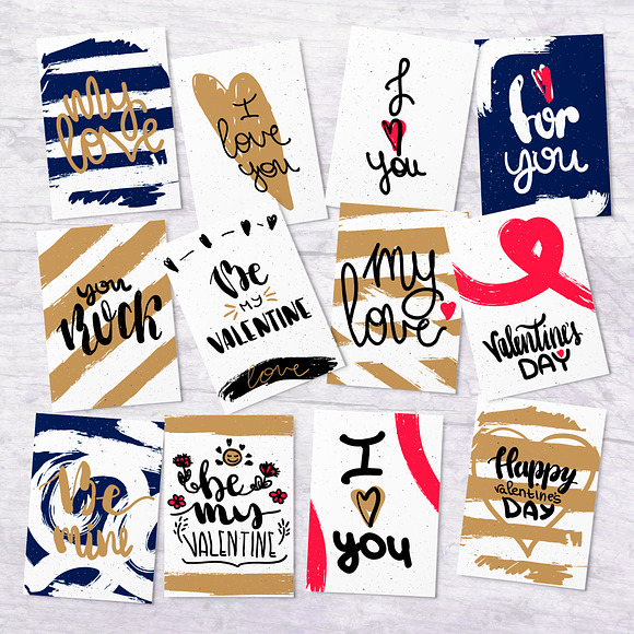 Valentine's day | Cards, lettering in Objects - product preview 5