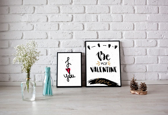 Valentine's day | Cards, lettering in Objects - product preview 6
