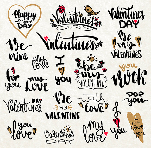 Valentine's day | Cards, lettering in Objects - product preview 8