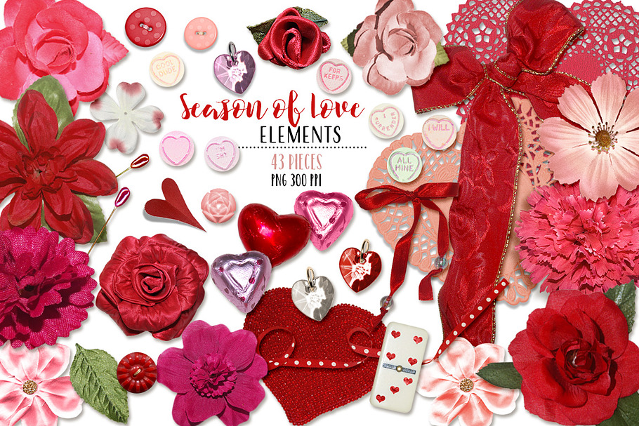 Season of Love Elements in Objects - product preview 8