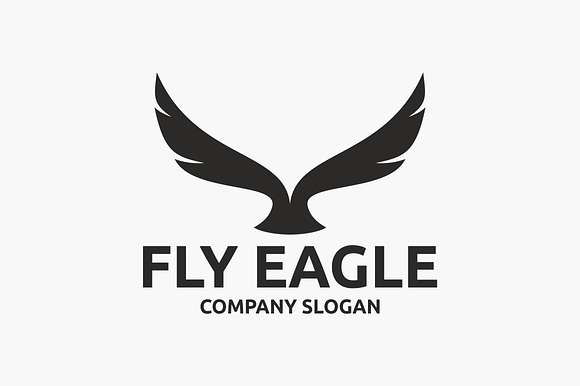 Fly Eagle in Logo Templates - product preview 1