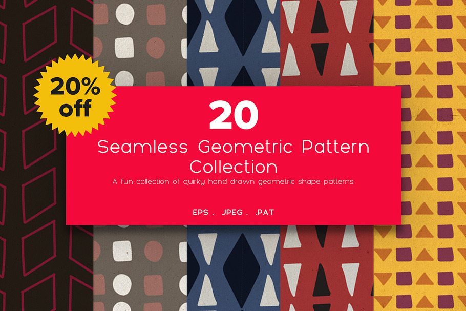 Seamless Geometric Patterns in Patterns - product preview 8