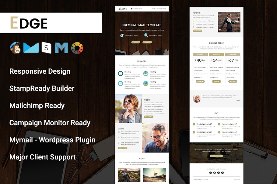 Edge - Responsive Email Template in Mailchimp Templates - product preview 8