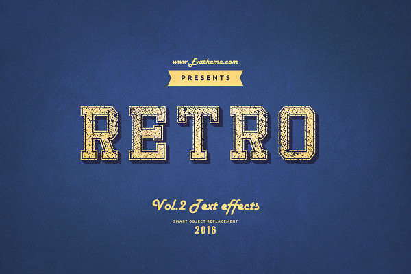 Retro Style Text Effects Vol.2