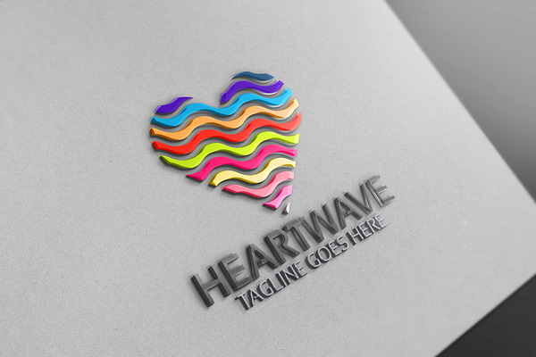 Waving Heart Logo