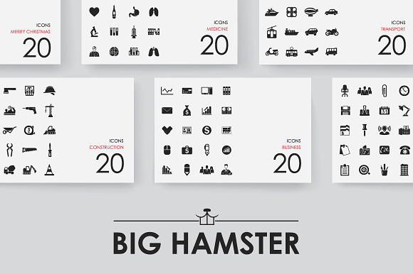 8900 BIG HAMSTER Icons Library in Car Dashboard Icons - product preview 5