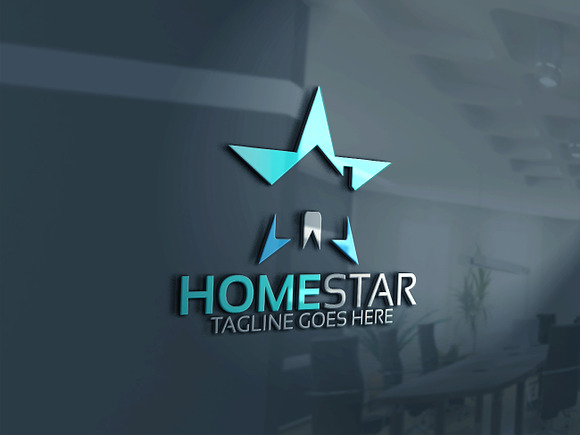 Home Star Logo in Logo Templates - product preview 1