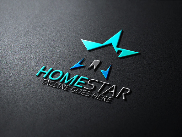 Home Star Logo in Logo Templates - product preview 2