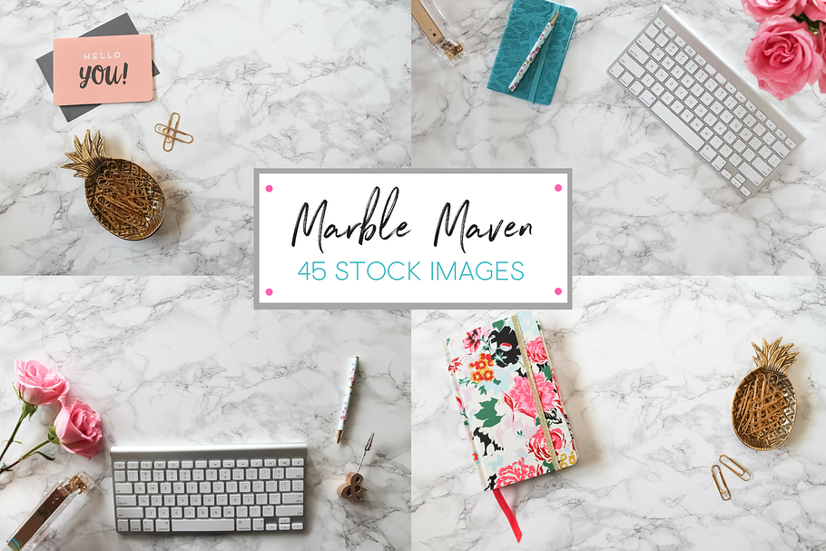 Marble Maven - 45 Stock Image Bundle in Mobile & Web Mockups - product preview 8