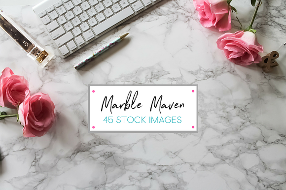 Marble Maven - 45 Stock Image Bundle in Mobile & Web Mockups - product preview 2