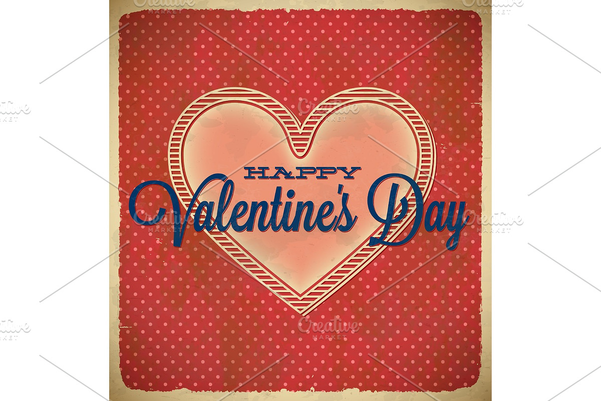 Valentine's Day card with polka dots in Illustrations - product preview 8