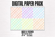 Digital Paper-Pastel Plaid