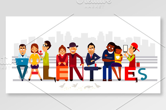 Valentine's Day Greeting Card in Card Templates - product preview 1