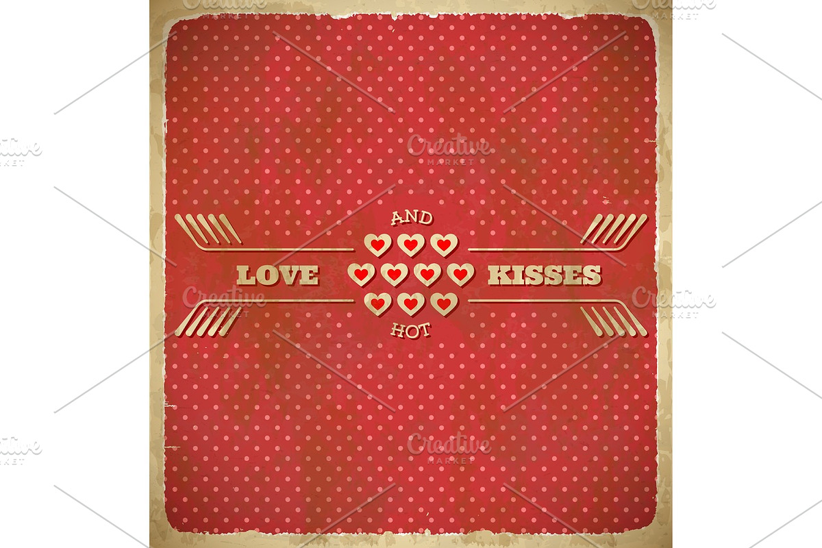 Valentine's Day polka dot card with tiny hearts in Illustrations - product preview 8