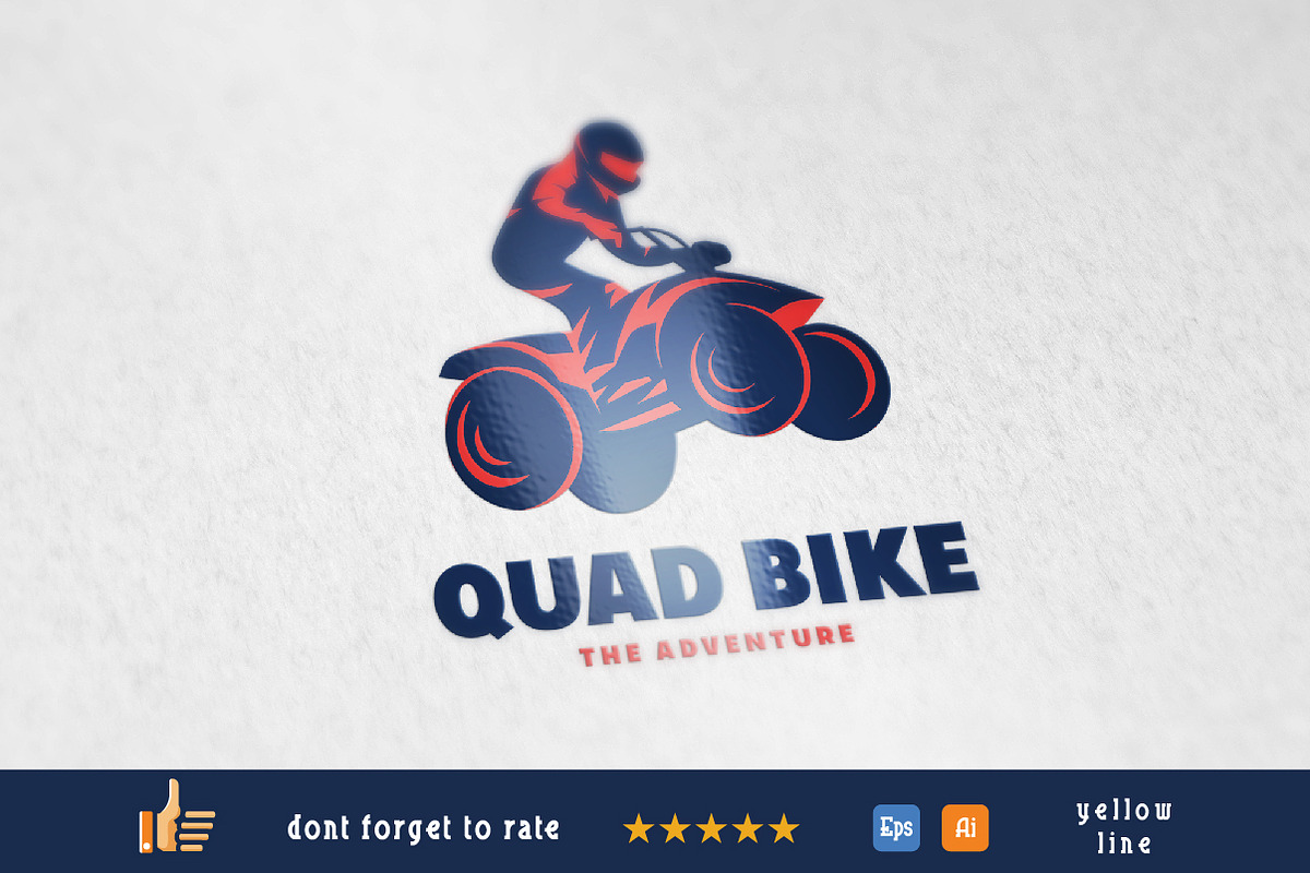 Quad Bike Logo in Logo Templates - product preview 8