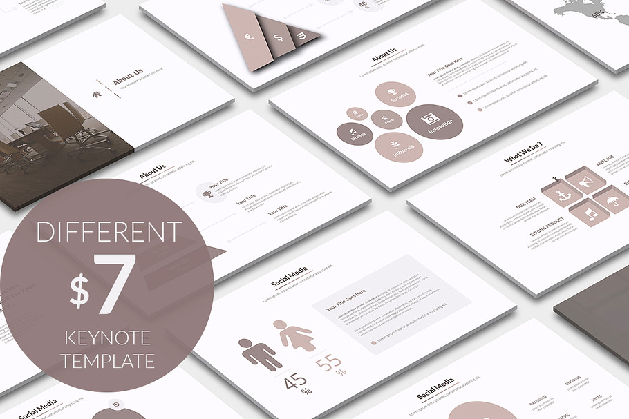 Different Keynote Template in Keynote Templates - product preview 8
