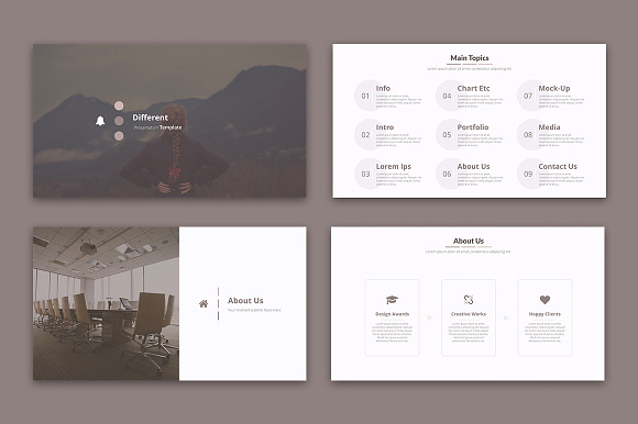 Different Keynote Template in Keynote Templates - product preview 1