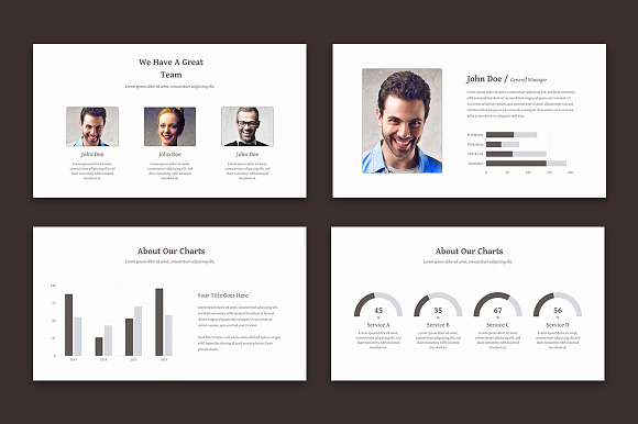 Simple Design Powerpoint Template in PowerPoint Templates - product preview 3