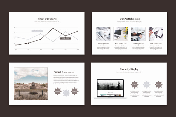 Simple Design Powerpoint Template in PowerPoint Templates - product preview 4