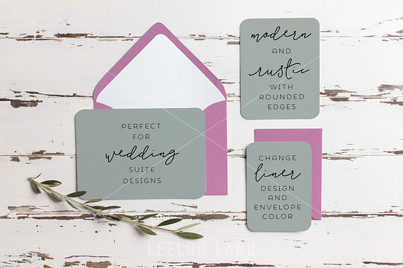 Rustic Wedding Suite Mockup Olive 2 in Product Mockups - product preview 1