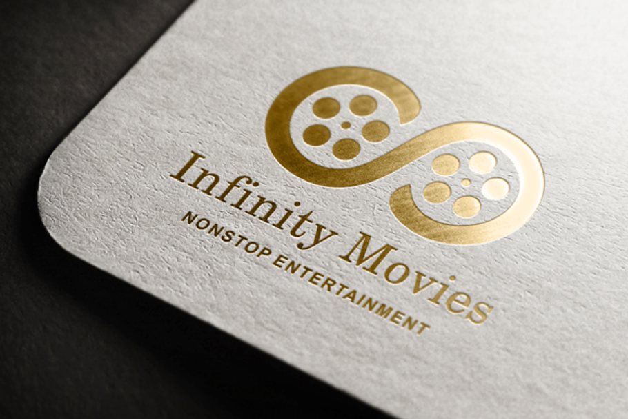 Infinity Movies Logo in Logo Templates - product preview 8