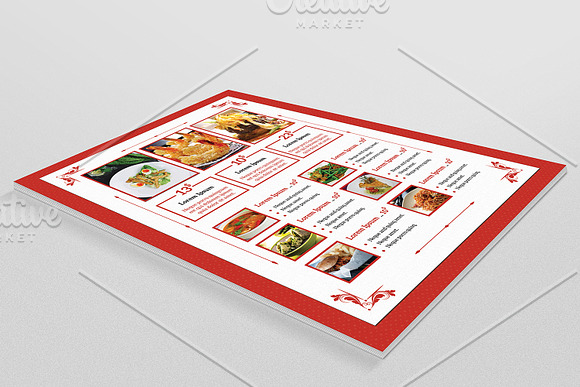 Restaurant Menu Flyer Template-V480 in Flyer Templates - product preview 1