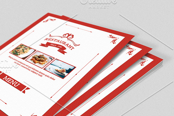 Restaurant Menu Flyer Template-V480 in Flyer Templates - product preview 2