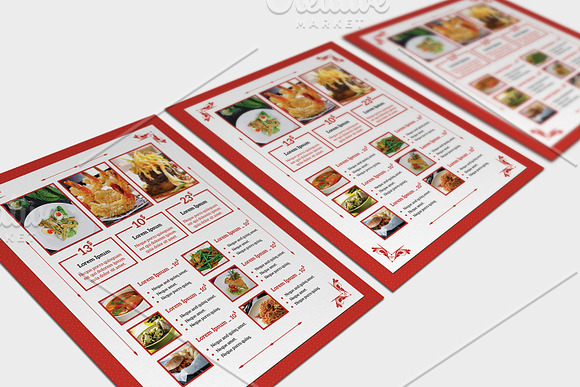 Restaurant Menu Flyer Template-V480 in Flyer Templates - product preview 4