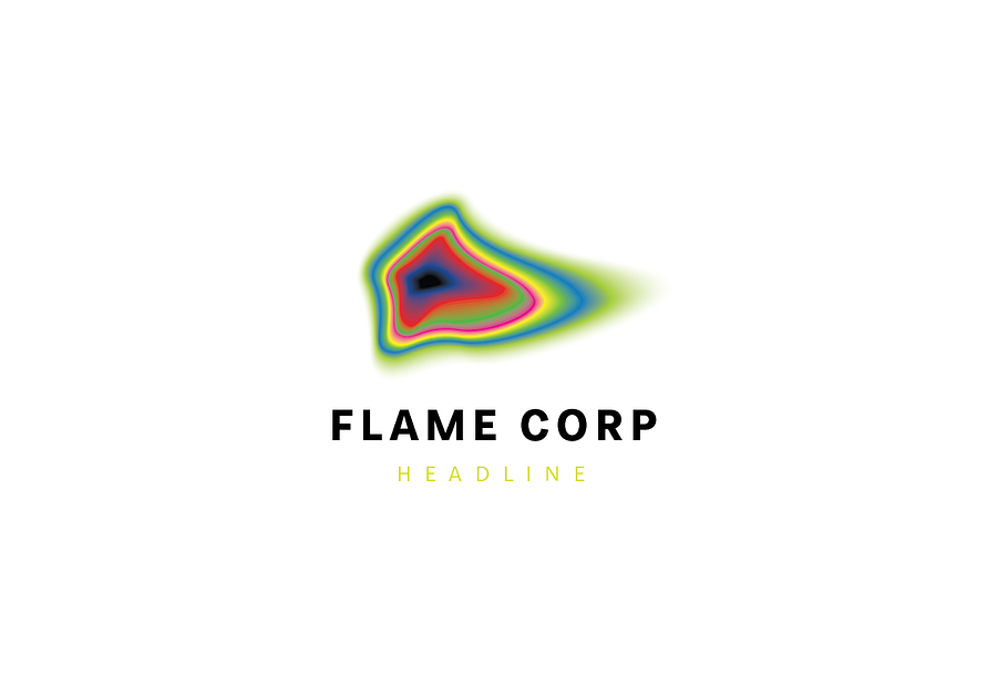 Flame corp logo template. in Logo Templates - product preview 8