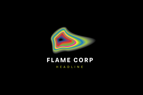 Flame corp logo template. in Logo Templates - product preview 2
