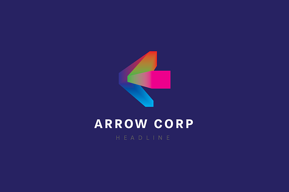 Arrow corporation logo template. in Logo Templates - product preview 2