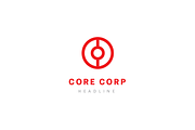 Core corporation logo template.